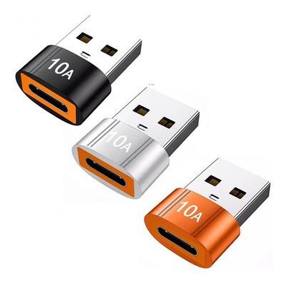 10A USB 3.0 auf Typ C Adapter OTG Typ C Stecker auf USB Buchse Konverter für Laptop USB C Schnellladeadapter