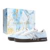 VL COURT 2.0 Light Cloud Edge, Spezielle Einkaufstasche Leichte Niedrige Skateboard-Schuhe Unisex Silber Blau JS3003(Team920-BOX)