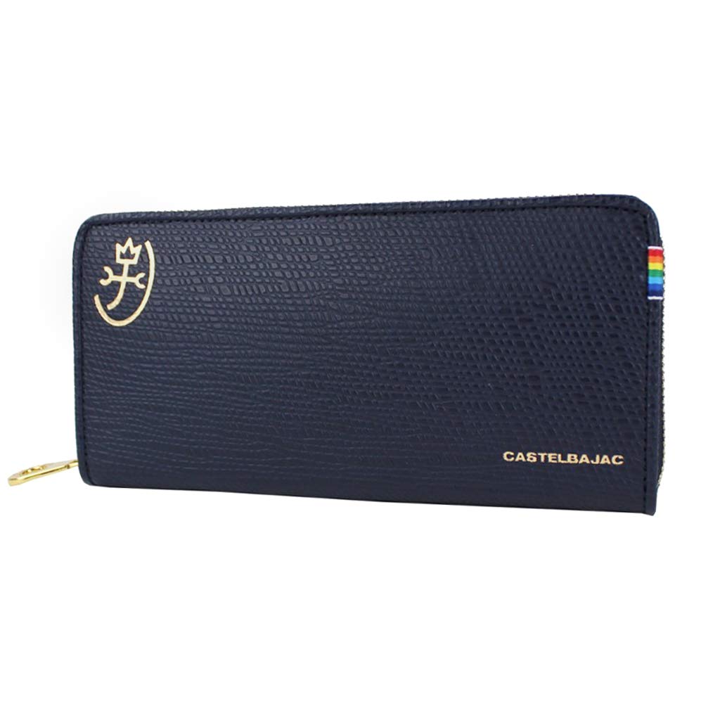 

Long Wallet Round Zipper Rainbow Navy [Castelbajac] [07]