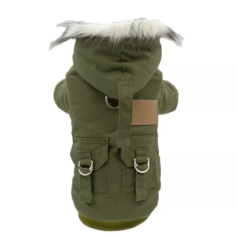 Vestiti invernali per cani, cucciolo, cappotto per cani, giacca per cani di piccola e media taglia, caldo, con cappuccio, per chihuahua e yorkshire, abbigliamento per animali domestici