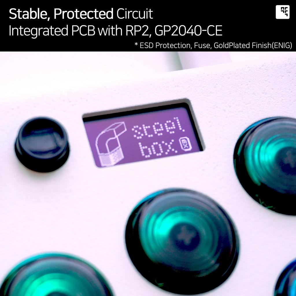 SAGAKLABS Steel Box MX Fastest Response Quiet Type Leverless Akecon STEELBOX-MX Multi-Button