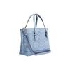 Coach Borsa Mollie Classic Monogram Jacquard con Chiusura a Zip per Donna Borse da Donna Azzurro Chiaro CH228-SVM6A