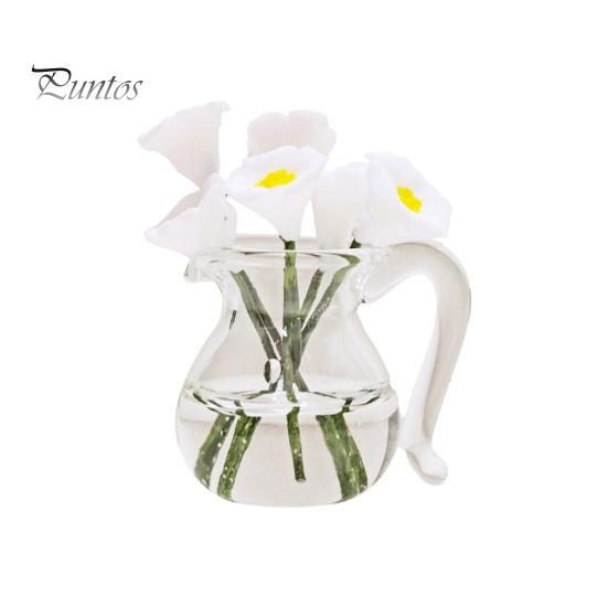 

Креативная мини-стеклянная ваза, прозрачное растение, гидропонный цветок, прочный реалистичный миниатюрный цветок, украшение для кукольного домика своими руками чистый