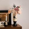 Ceramic Vase Handlebar Candlestick Candle Holder Flower Vase Flower Arrangement Accessories Terrarium Home Decoration