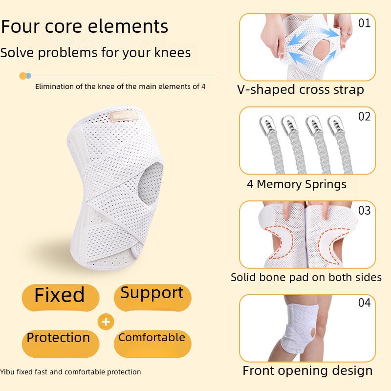 Japanese 8th-Gen Professional Meniscus Knee Pad with Triple-Layer Silicone for Knee Protection and Tear Rehabilitation