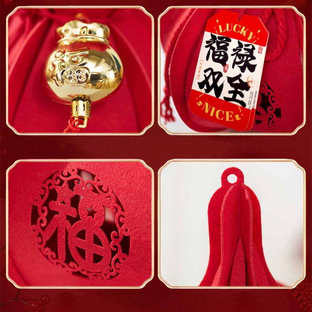Classic New Year Decoration Blessing Spring Festival Decorations Gourd Ornament  Marriage Room