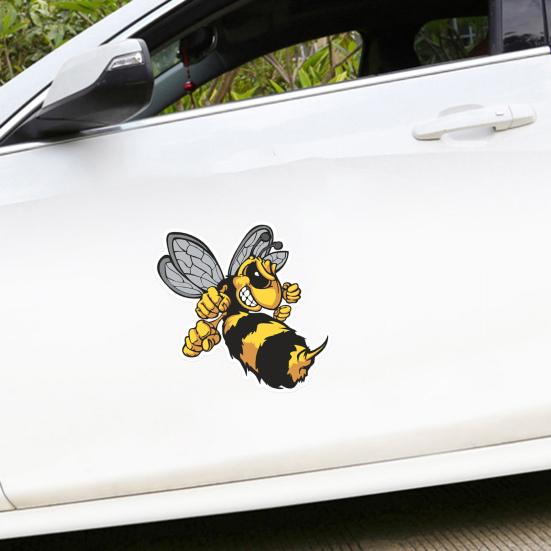 

Автомобильная наклейка водонепроницаемый пчелиный узор ПВХ 3D наклейка для ноутбука для украшения 1