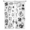 Game Controller Sheer Curtains For Living Room Bedroom Tulle Curtains Kitchen Window Treatments Panel Drapes