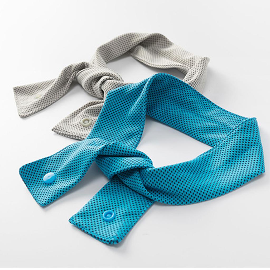 Reusable Cooling Scarf For Sports Outside Activities Immediate Chill Sensation Neck Wrap Lightweight Nylon With Cooling Bead Design