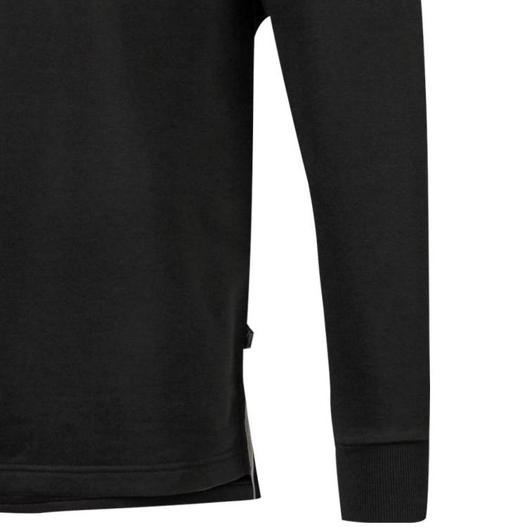 Puma Sweter męski z nadrukiem literowym, z okrągłym dekoltem, z długim rękawem, bluza amerykańska, czarny 580905-06