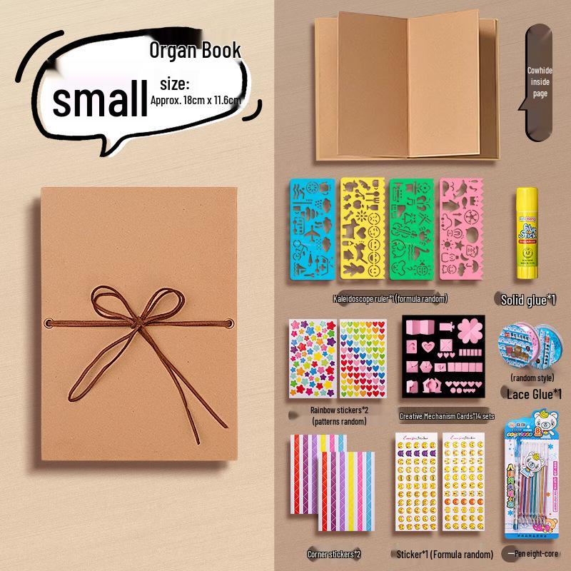 Acrylic DIY Photo Album: Handmade Memory Journal with Creative Graffiti and Loose-Leaf Design