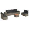 VidaXL Garden Lounge Set with Cushions 9 Pcs, Sofas and Patio Table, Outdoor Furniture Set Patio, Modern, 3257740