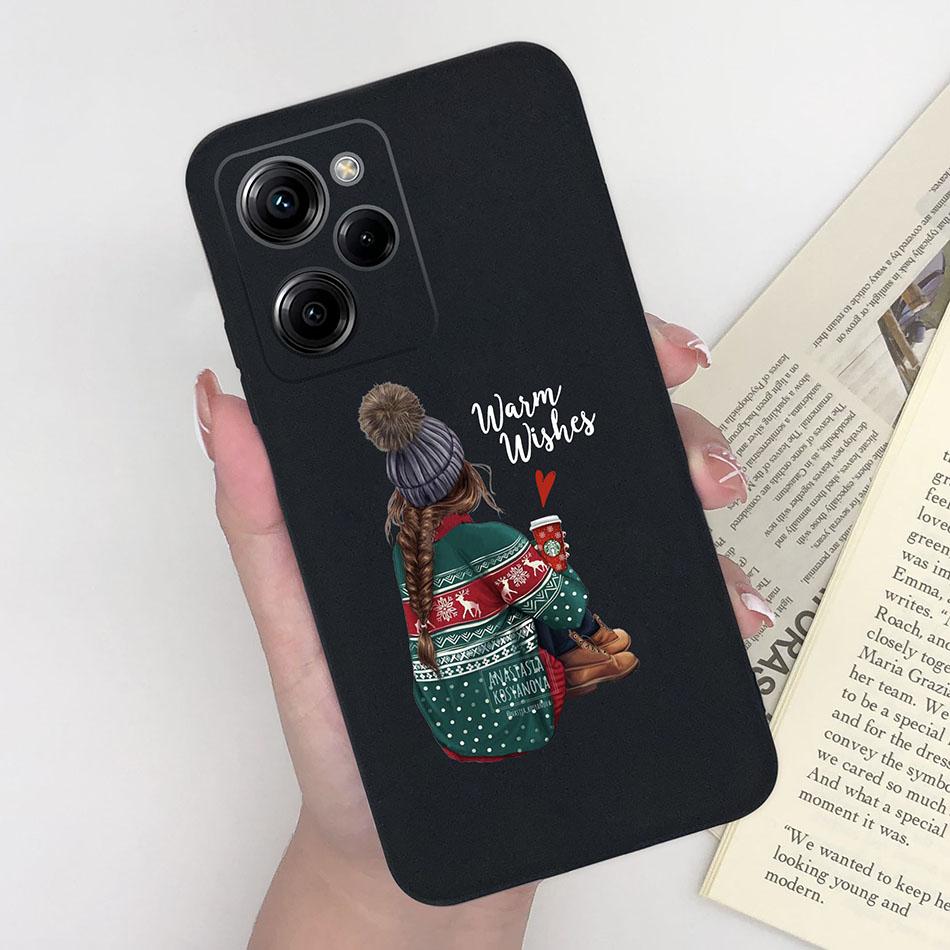 Silicone Case For Xiaomi Poco X5 Pro Pilot Bear Back Cover For POCOX5 X5Pro 5G Poco X 5 Pro Soft Matte Protective Phone Cases