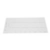 10 Inch Log Cabin Quilting Rulers Clear Scale Smoother Edges Log Cabin Maker Template Set for