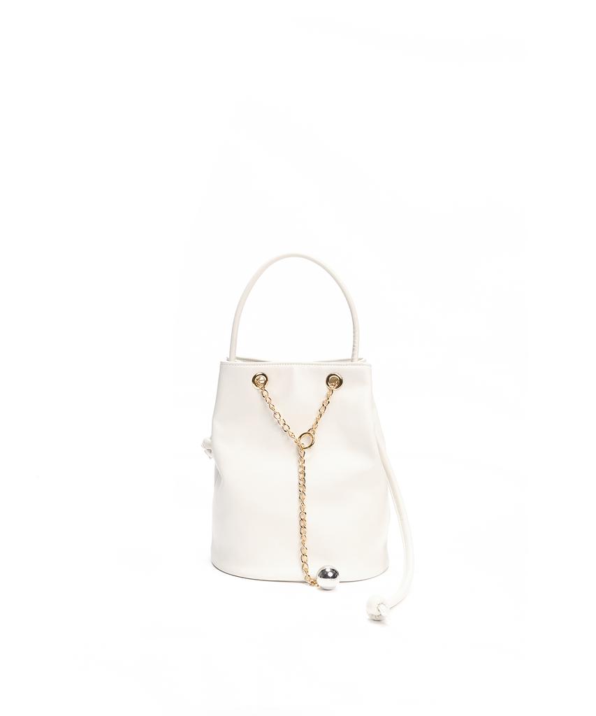 Badgigi Luna Bucket Bag, Cream