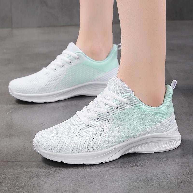 

Women s casual shoes 2025 summer new fashion versatile sports shoes breathable fly-woven mesh lightweight running shoes 35