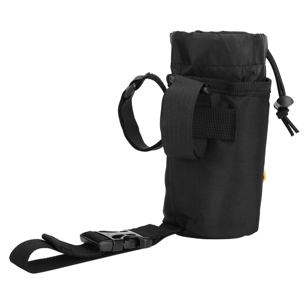 With Straps Bicycle Water Bottle Bag Cycling Bottle Carrier Bike Front Storage Accessory