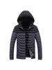 Men's Slim Fit Hooded Cotton Jacket - Warm, Lightweight, & Trendy for Autumn/Winter