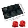 6-Cell Blueberry Mousse Cake Mold For Chocolate Pudding Food Grade French Fruit Mousse Mould Heat Resistant Home Baking Tool