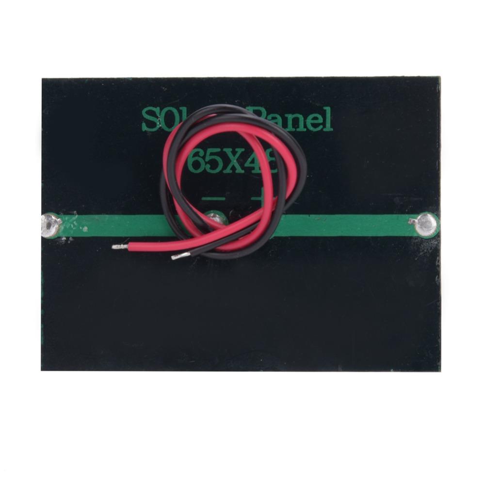 4 Pcs 65x48mm Solar Power Charging Panel 3V 0.3W DIY Solar Panel Durable Solar Panel Solar Charging