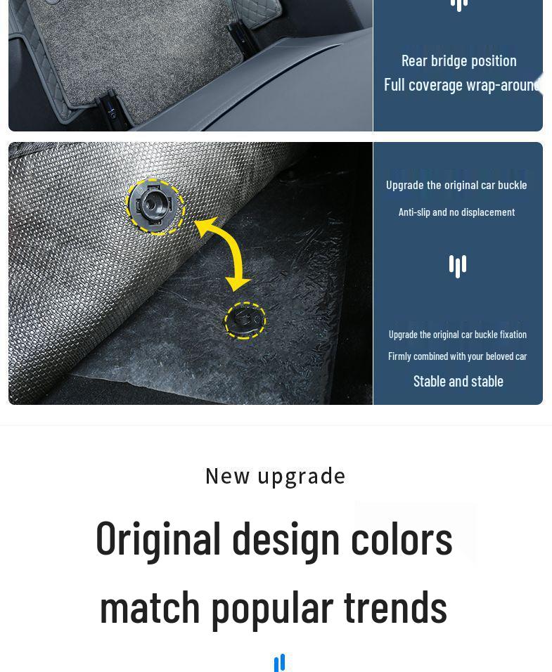 Double Layer Floor Mats for BYD Qin Plus/Plus DMi/Plus EV