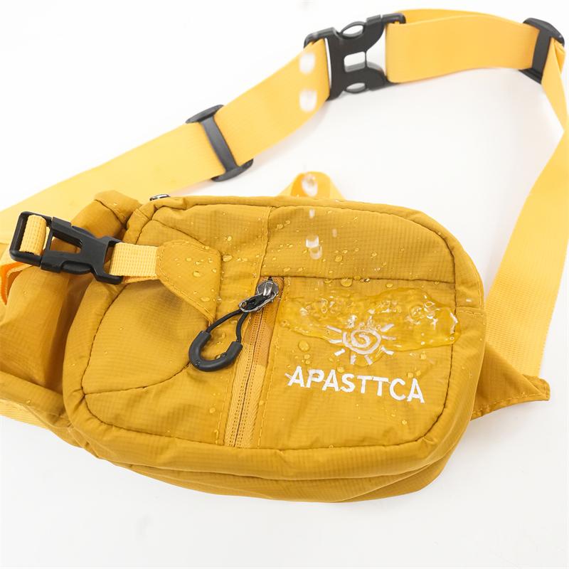 Borsa pettorale unisex per sport all'aperto, ciclismo, borsa a tracolla, borsa da vita per borraccia