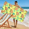 Capybara Print Beach Towel, Large Soft Quick Dry Towel for Beach Camping Swimming