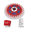 24 key Crazy Alphabet Chessboard Game Board Game Parent Child Interaction Desktop Creative Puzzle Toy Game Party