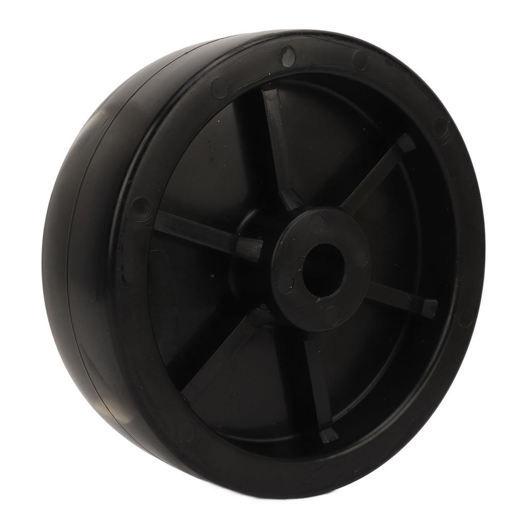 Roue de remorque 6 pouces Capacité de charge 1200 lbs Roues pivotantes stables pour cric de remorque Tondeuses Chariots utilitaires Nylon