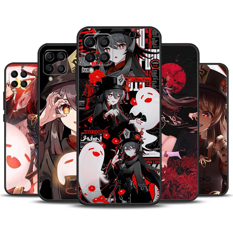 Genshin Impact Hutao Case For Samsung Galaxy M31s M30s M20 M14 M34 M54 M21 M51 M12 M32 M52 M13 M23 M33 M53 Coque