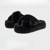 Height-increasing Anti-slip Cotton Shoes for Home Warmth, High-end and Fashionable Woolen Slippers