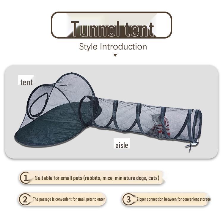 Collapsible Dog & Cat Travel Tent: Outdoor Pet House & Cage Combo