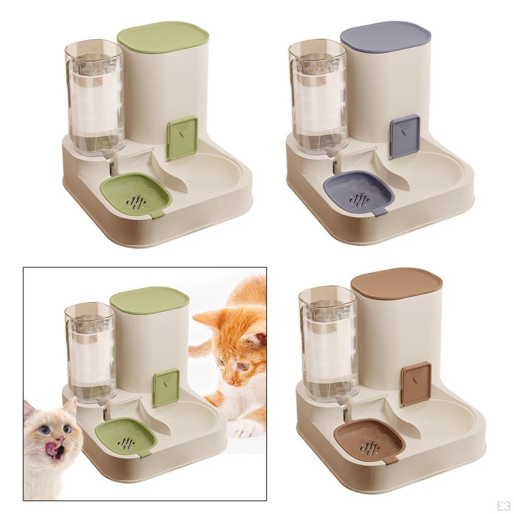 2 In 1 Gravity Pet Bowl, Dry Food Bowl And Watering Accessories for Cats, Kittens
