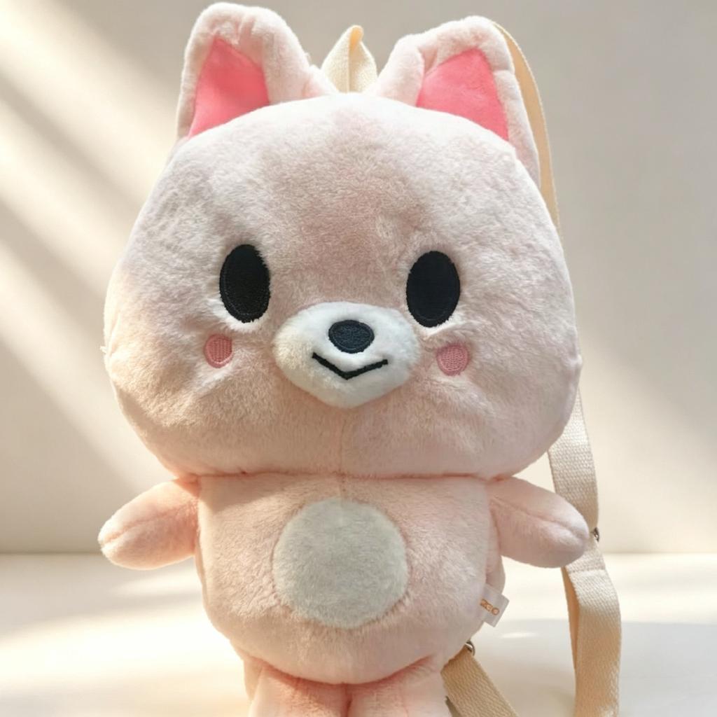 new Style Plush-Like Texture Backpack Cute White Rabbit Doll Soft Shoulder Bag Home Decorative Fans Daily Outdoor Travel