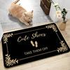 Funny Welcome Mats There Is No Reason for You To Be Here Mat for Entrance Indoor and Outdoor Mats Anti-Slip Novelty Gift Mat