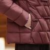 Stylish Winter Cotton Padded Jacket for Short Stature Mothers - Warm, Thin, and Perfect for Middle-aged and Elderly Women