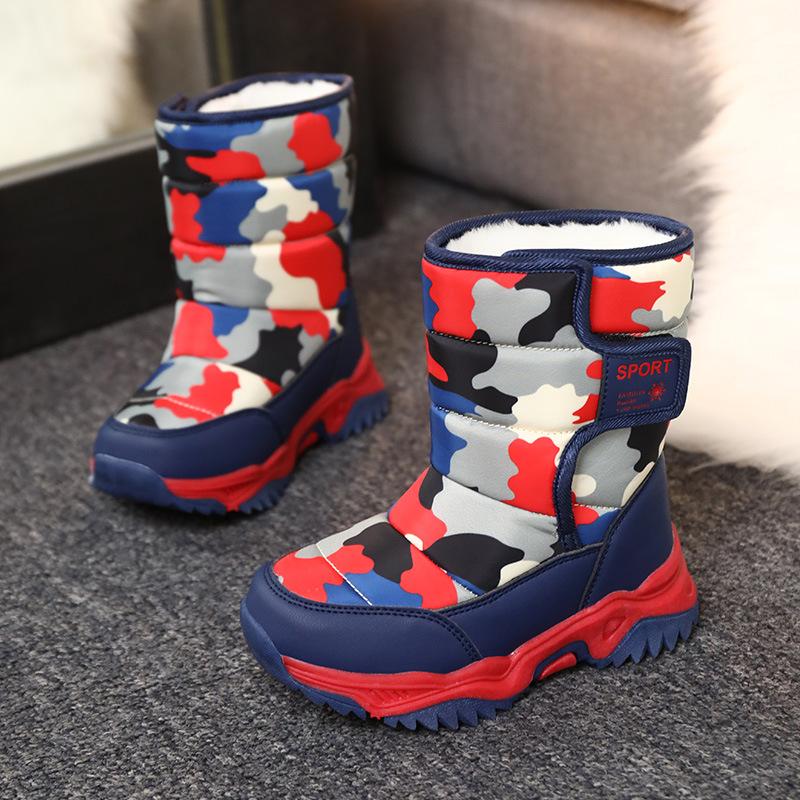 5 colors kids classmates autumn and winter new boys casual warm big children boots children snow boots 2025