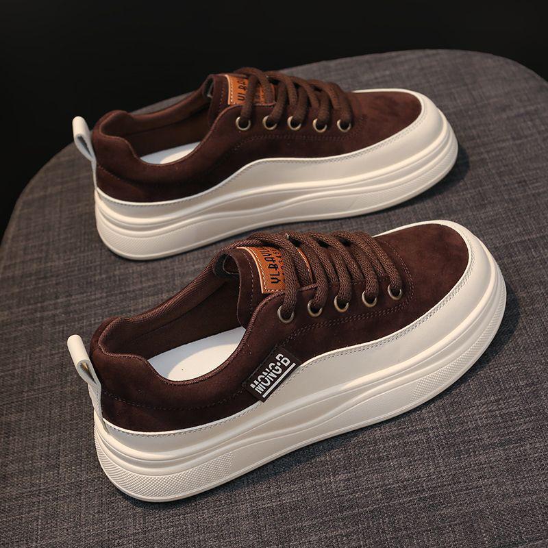 Retro Bílé Dámské Jarní/Podzimní Ležérní Boty | Všestranné Ploché Sportovní Tenisky