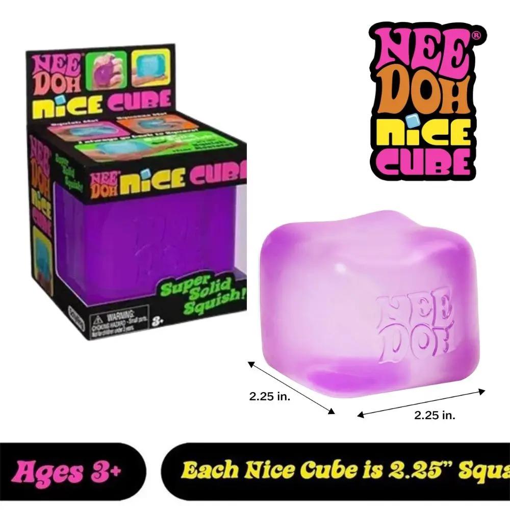 Trending Nee Doh Jellyfish & Cube Squish Toy, Soft Jelly Squeeze Stress Relief Fidget Toy, Sensory NeeDoh for Kids & Adults!!!