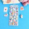 3D Cartoon Animal Butt Peach Sticker Self-Adhesive DIY Decal for Phone Case Scrapbook Stress Relief Art Craft Supply for Kids