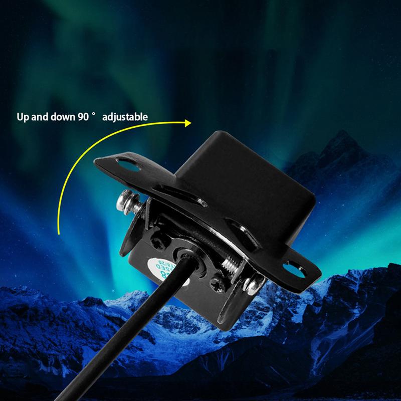 170° Wide Angle Car Rear View Camera Parking Assistance Kit Hd Lens Fisheye