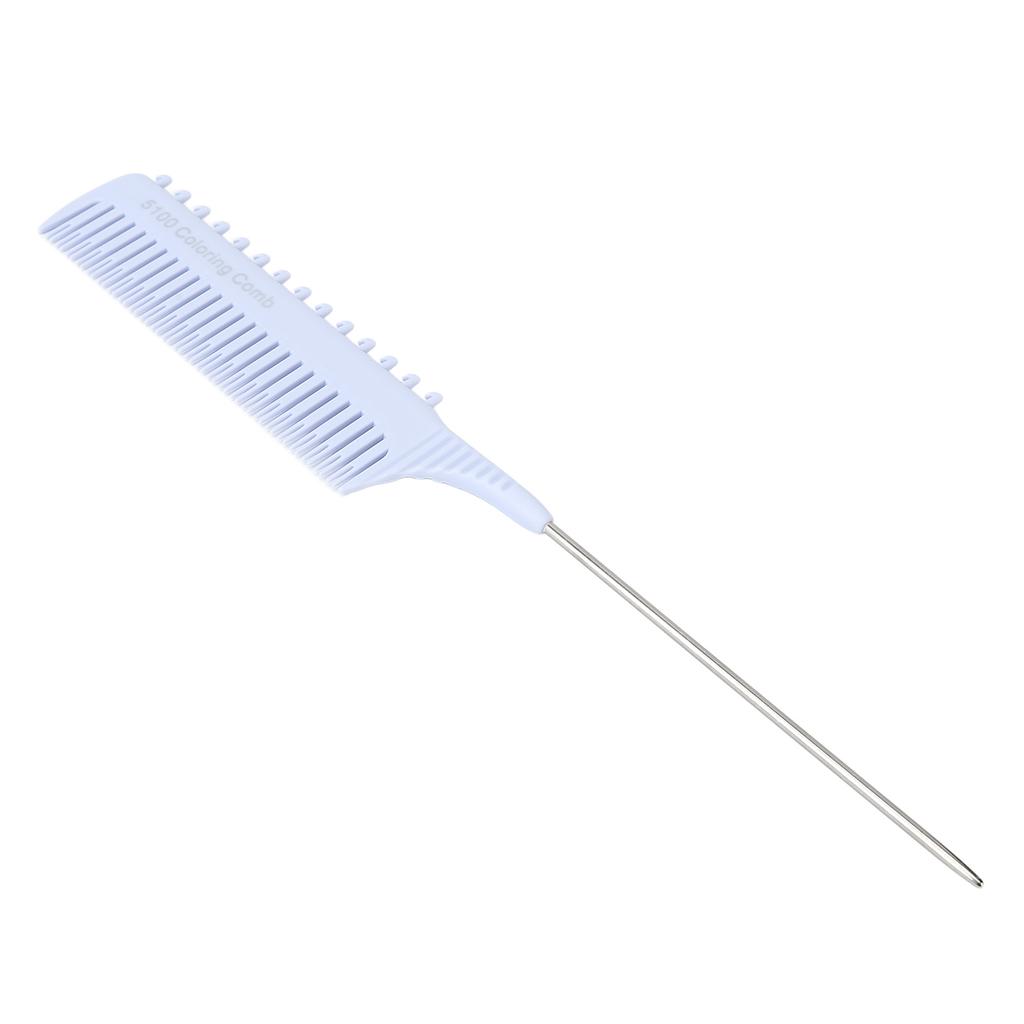 Highlighting Clip Comb Teasing Foiling Salon Straightening Hair Clip Styling Weaving Rat Tail Parting Combs for Unisex