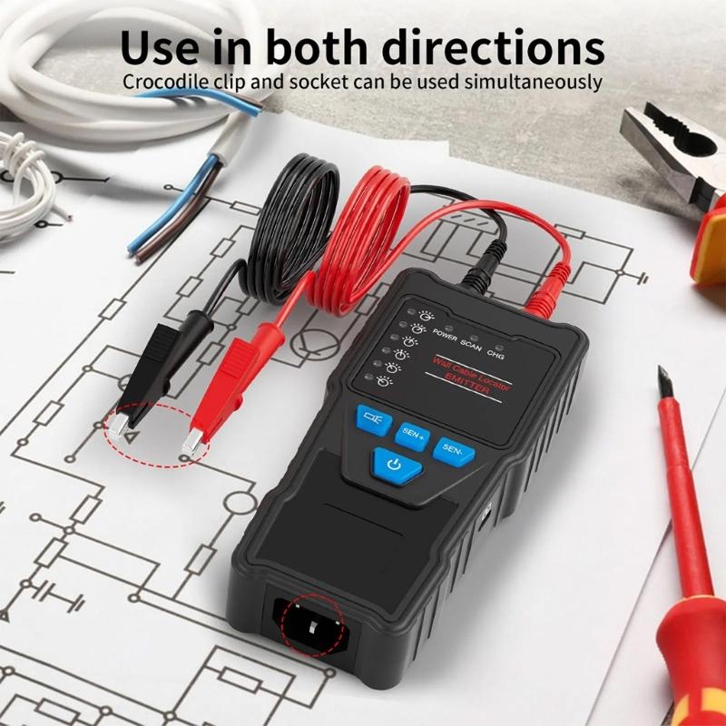 Multifunction Advanced Cable Detector Line Finder With 3.7V Batteries For Finding Concealed Wire In Wall And Underground