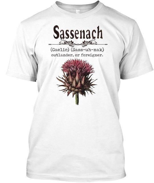 

Sassenach гэльский sass-uh-nak Outlander Или Футболка Сделано в США Размер от S до 5XL Унисекс Футболка XXL