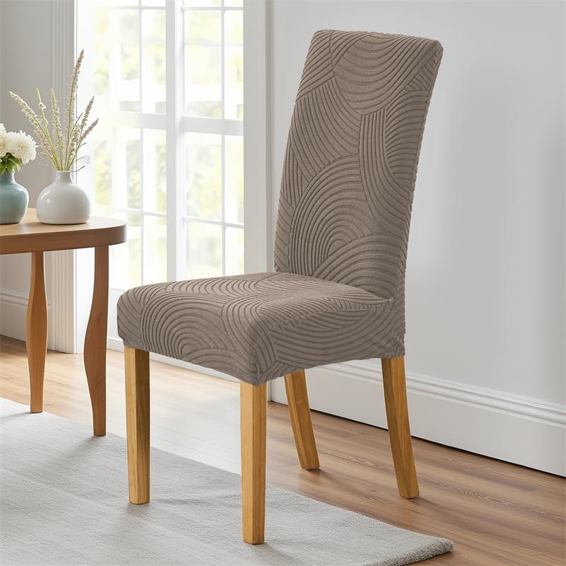

1/2/4/6pcs Solid Color Dining Chair Cover Nordic Stretch Chair Seat Covers Kitchen Seat Slipcovers for Wedding Housse De Chaise 1PC