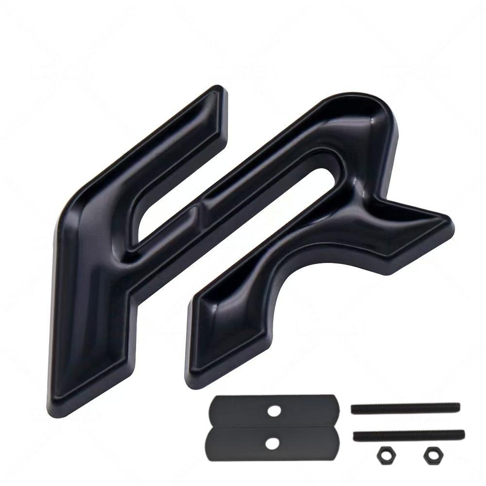 3D Metal FR Logo Badge Sticker Side Fender Rear Trunk Emblem Decal High-Quality Automotive Accessories