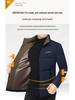 Men's 2025 Winter Stand-up Collar Warm Cotton Jacket - Fashionable Business Bread Jacket for Middle-aged Dads