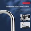 1 Pcs High Security Stainless Steel Keyed Alike Padlocks Cut Resistant Shackle For Gates Lockers Warehouse