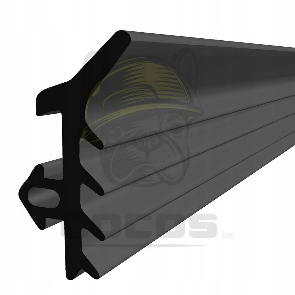 Seal for PVC windows S-1124 PANORAMA BLACK 1m