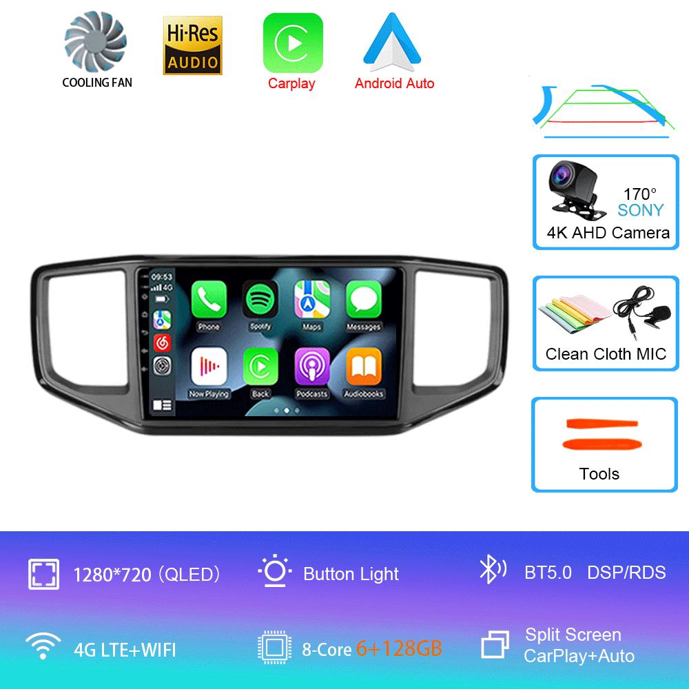 Android 14 video Player Car Stereo Radio For Volkswagen Amarok 1 2016 - 2020 Navigation Wireless Carplay Auto Multimedia 4G Wifi
